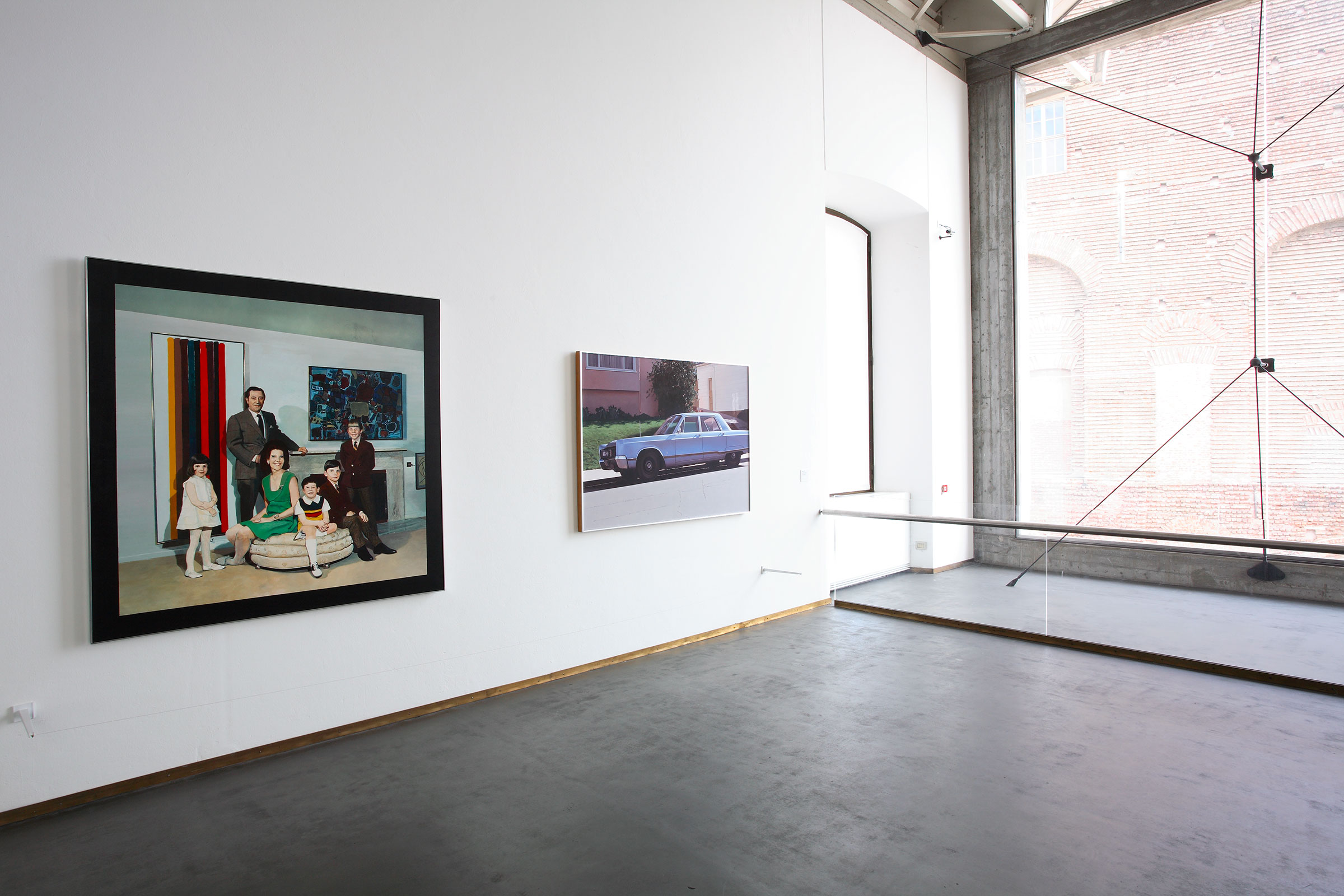 Malcom Morley, Family Portait, 1968; Robert Bechtle, u002767 Chrisler, 1973